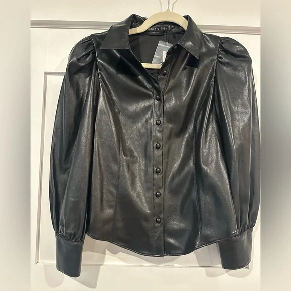 Alice + Olivia Nadine Vegan Top - Picture 4 of 7